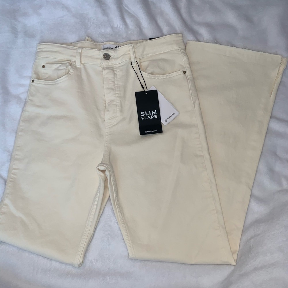 slim flared jeans